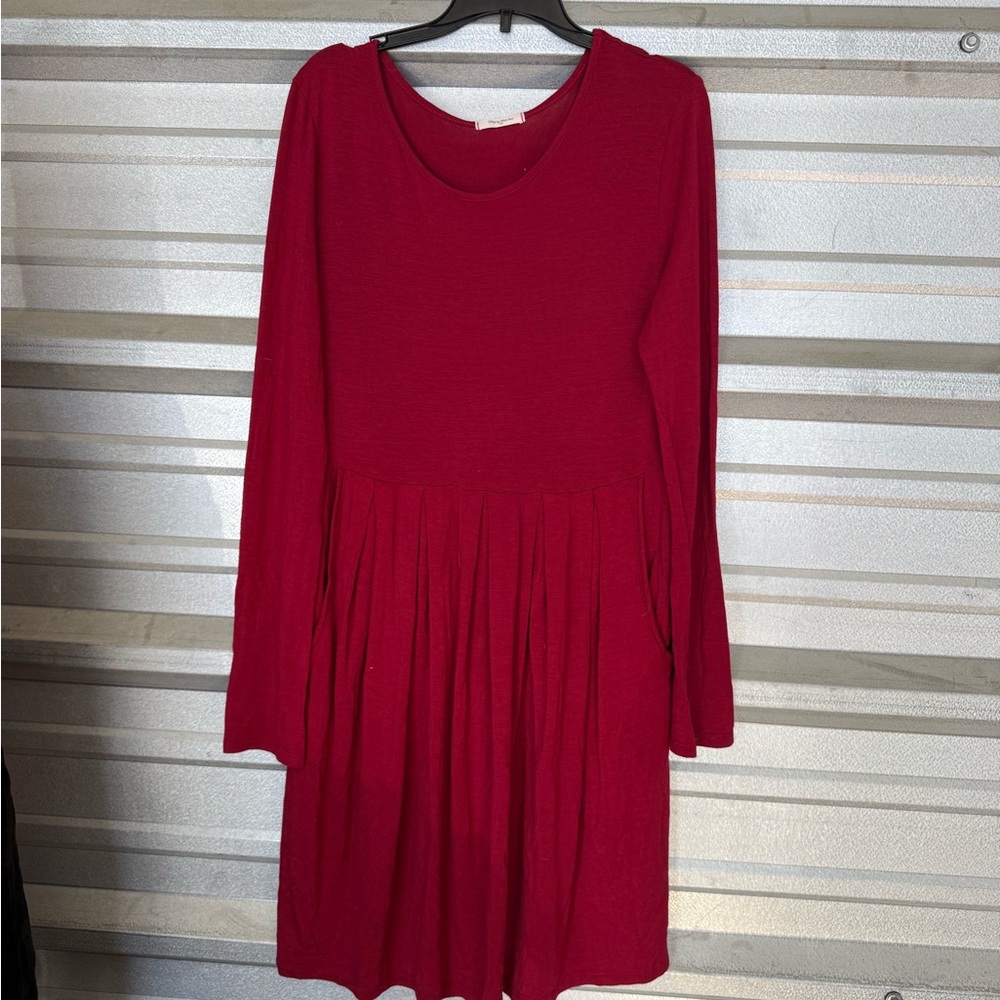 12 Pm By Mon Ami Red Midi Dress